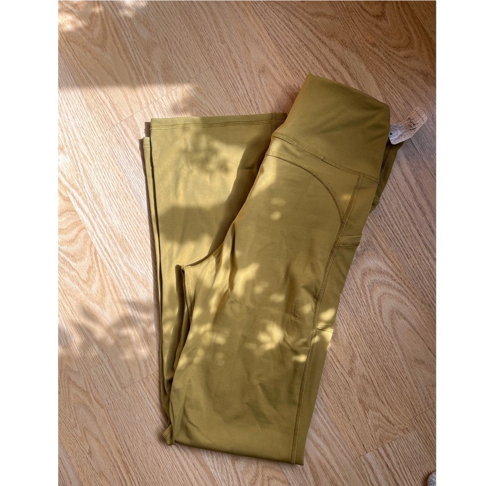 Free people yellow leggings